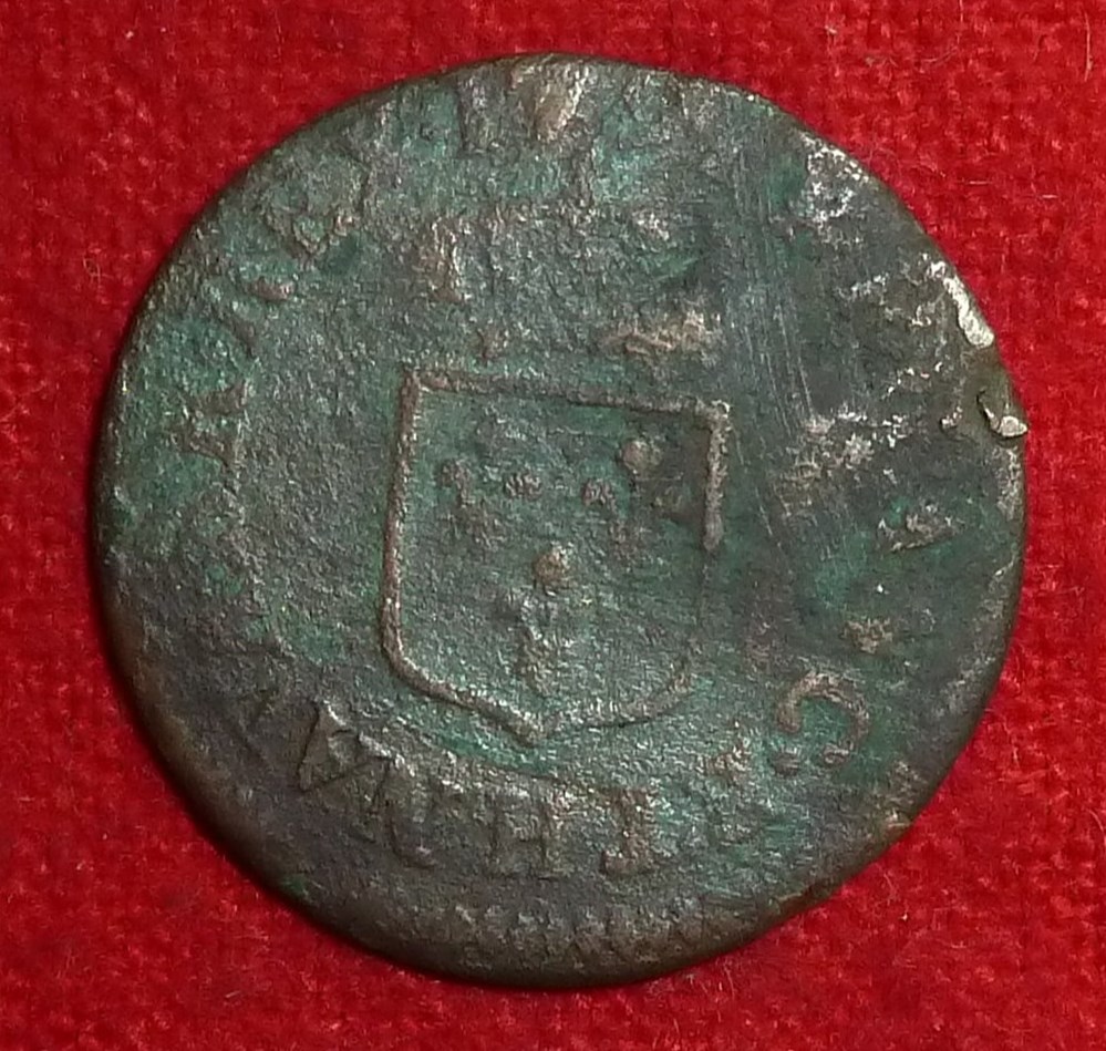 monnaies europe medievale france royales 1 liard 1791 la rochelle