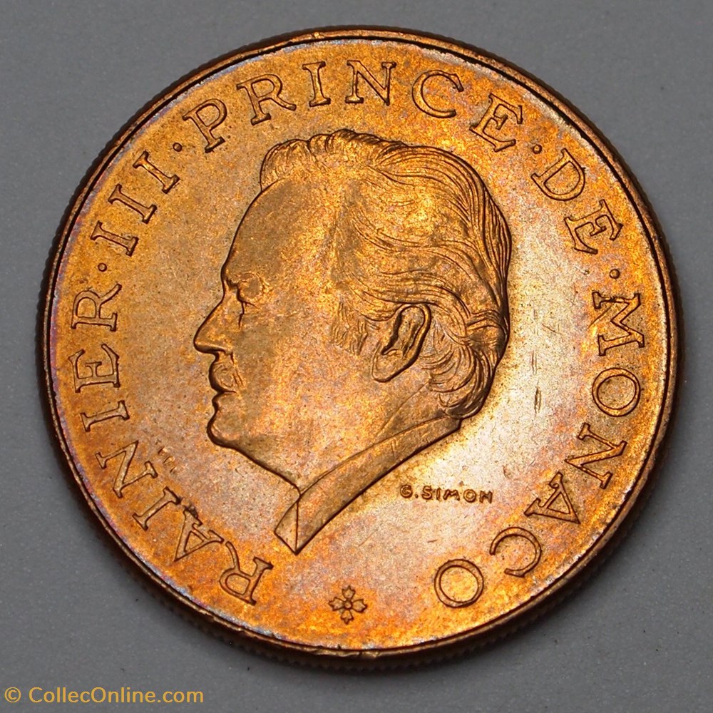 monnaies monde monaco 10 francs 1981