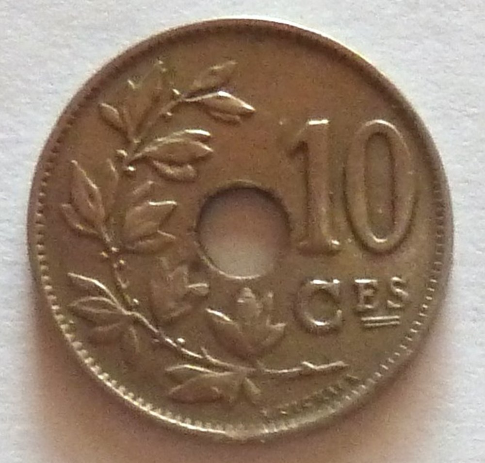 10 Centimes - 1923 monnaies monde belgique 10 centimes 1923
