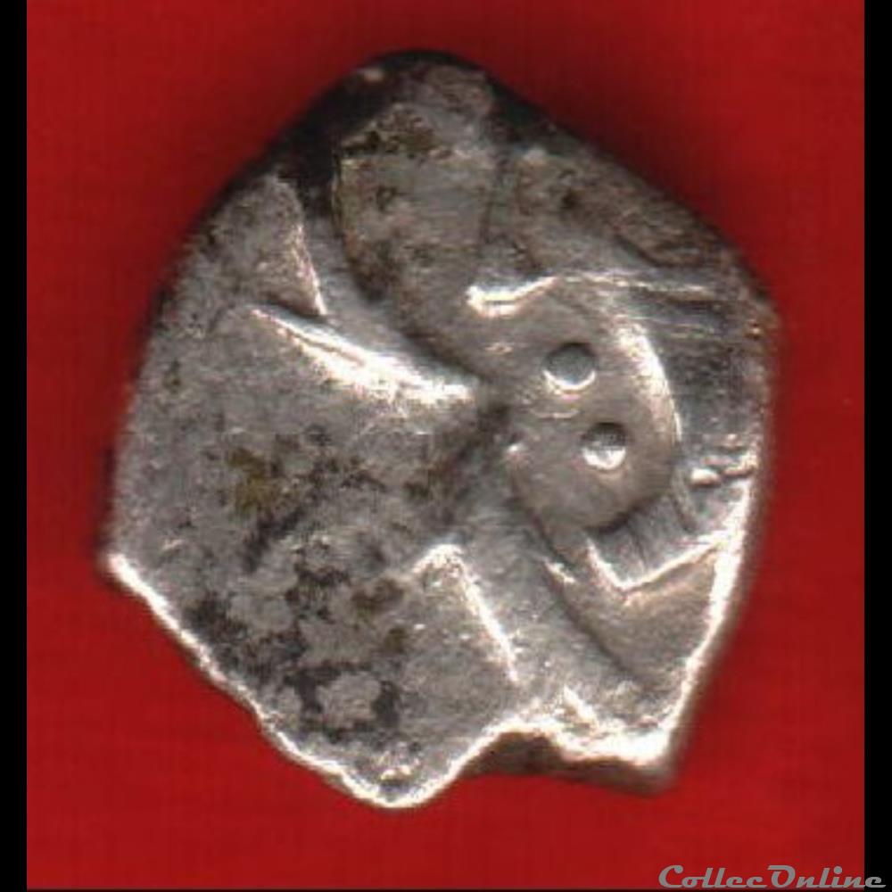Volques Tectosages - Drachme “à la tête cubiste” monnaies antiques celtes volques tectosages drachme a la tete cubiste