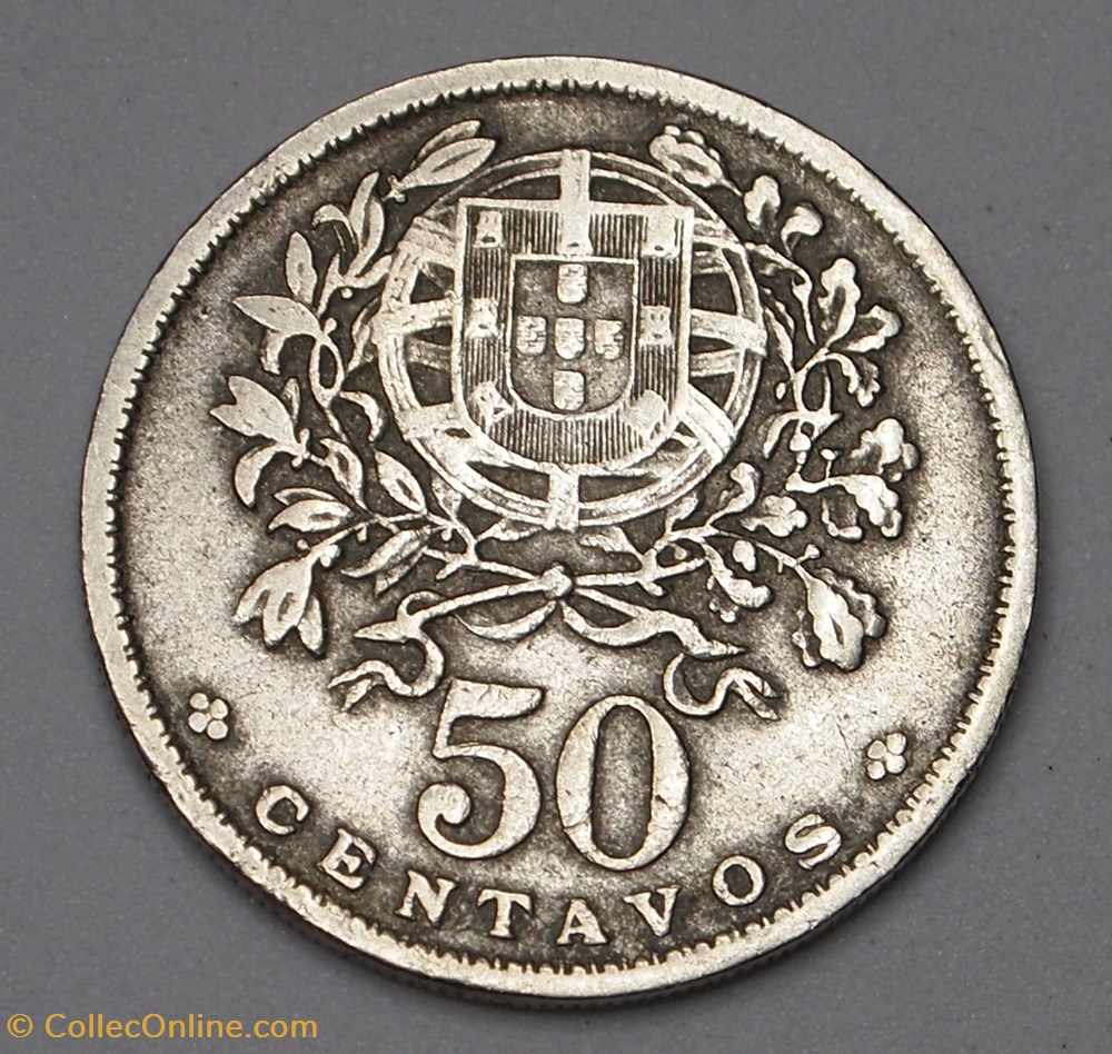 50 Centavos - 1946 monnaies monde portugal 50 centavos 1946