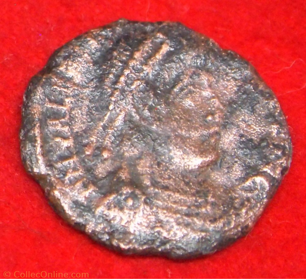 monnaies antiques romaines imperiales et republicaines valens nummus la victoire