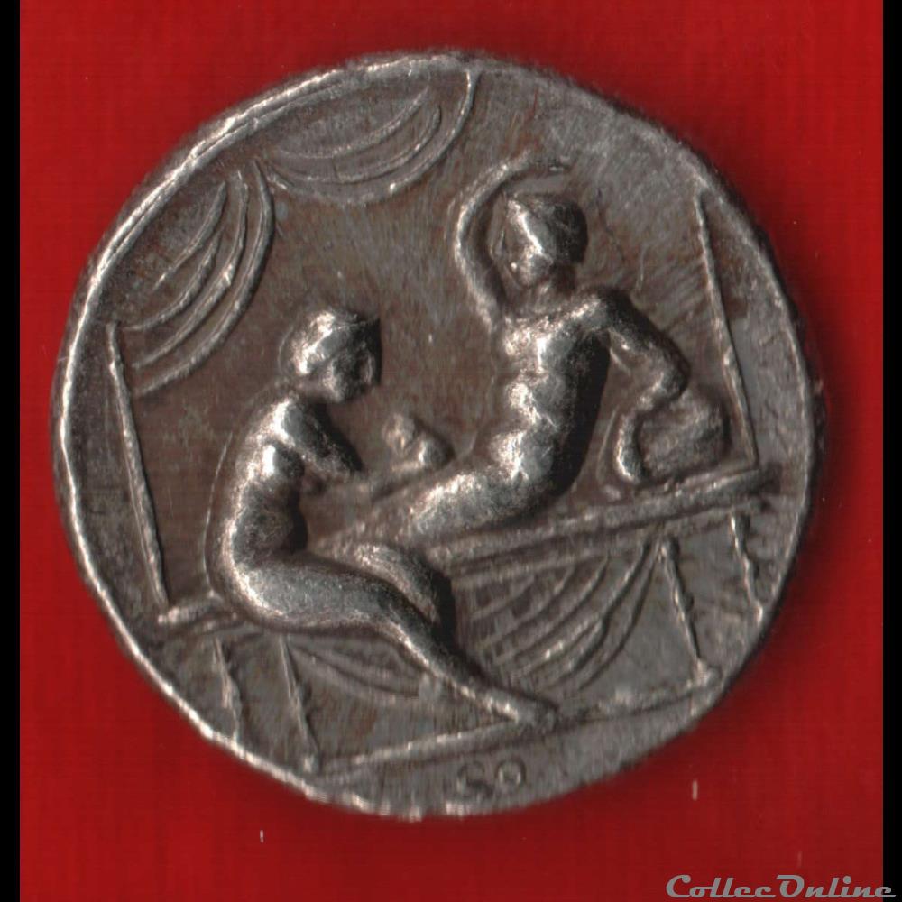 Jeton Numéro 9 monnaie mereaux france jeton numero 9