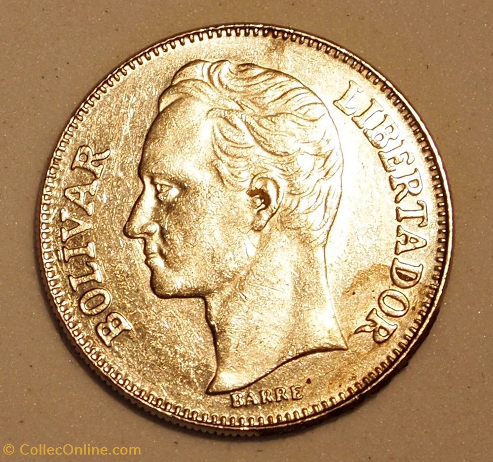 1 Bolivar - 1989 monnaies monde venezuela 1 bolivar 1989