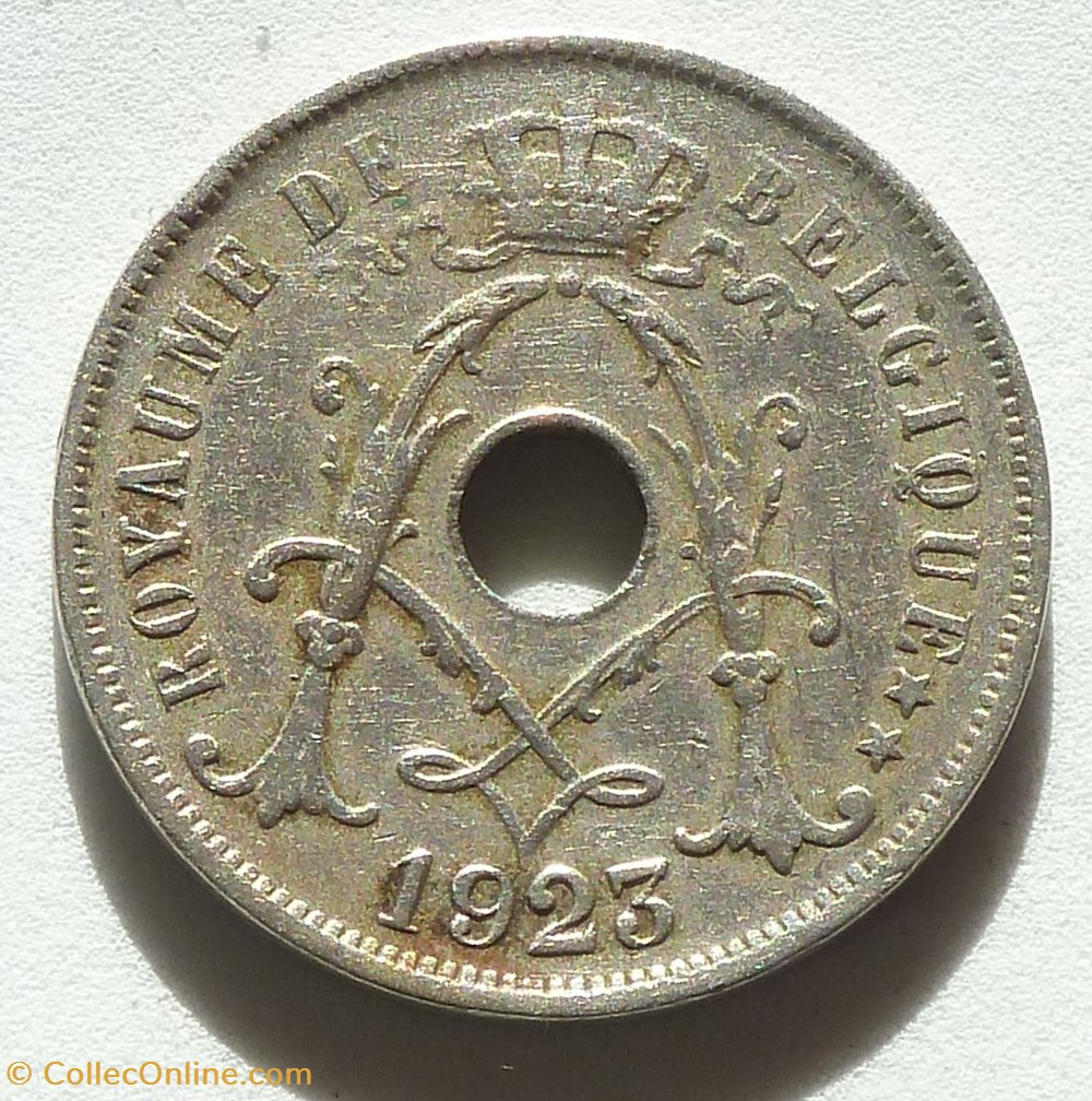 25 Centimes - 1923 monnaies monde belgique 25 centimes 1923