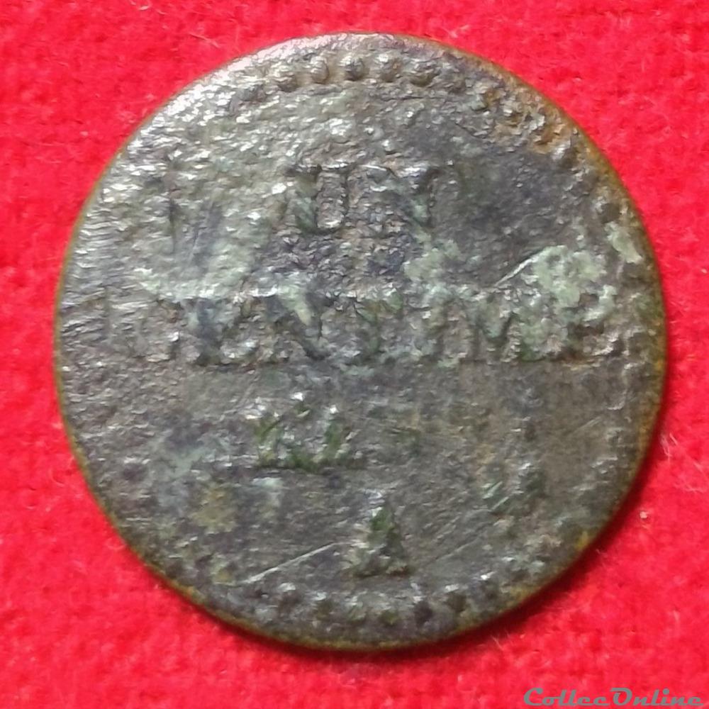 Consulat / Directoire - 1 centime Dupré - AN 7 - Paris monnaies monde france consulat directoire 1 centime dupre an 7 paris