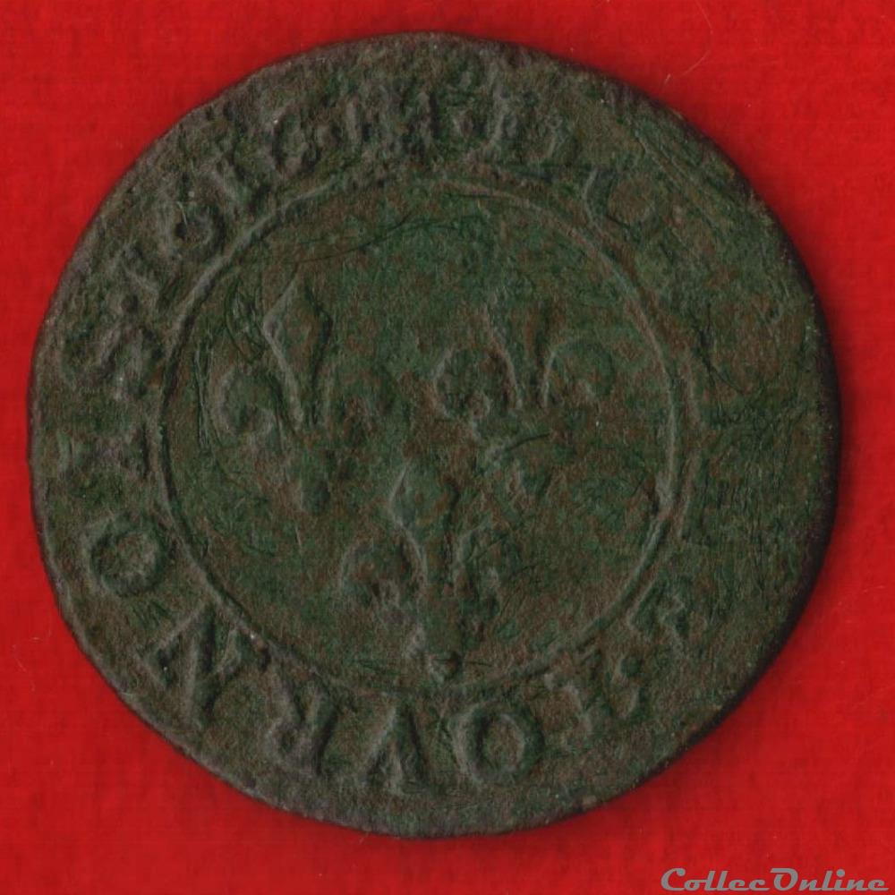 monnaies europe medievale france royales double tournois 1616 paris