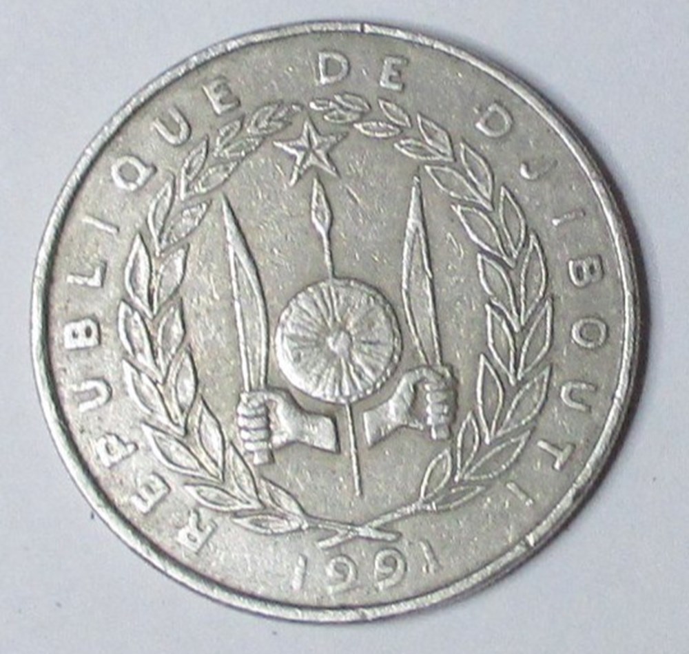 100 Francs - 1991 monnaies monde djibouti 100 francs 1991