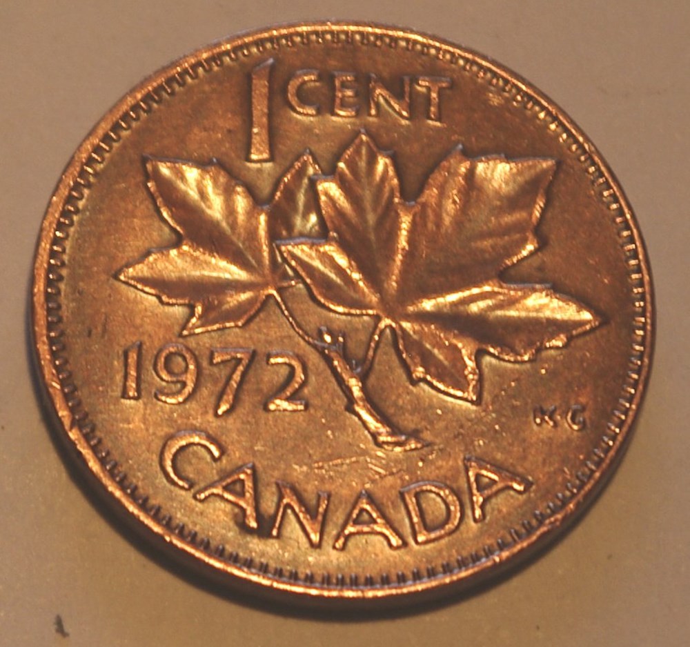1 Cent - 1972 monnaies monde canada 1 cent 1972