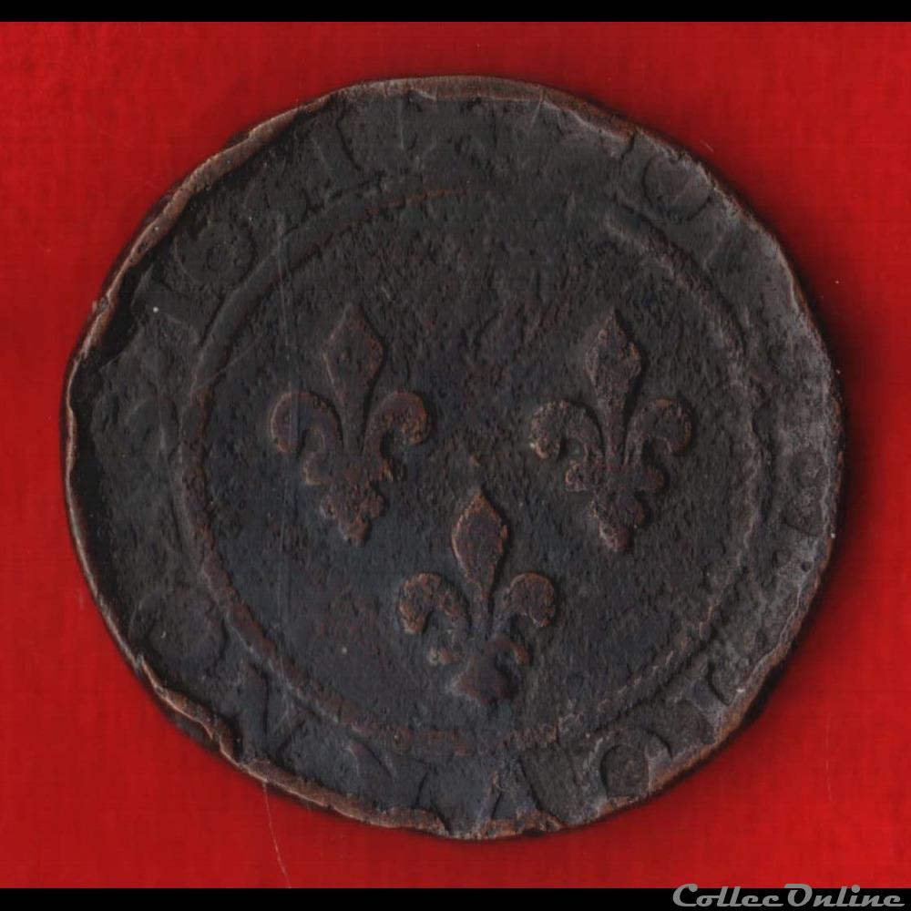 Double Tournois - 1631 - Tours monnaies europe medievale a france royales double tournois 1631 tours