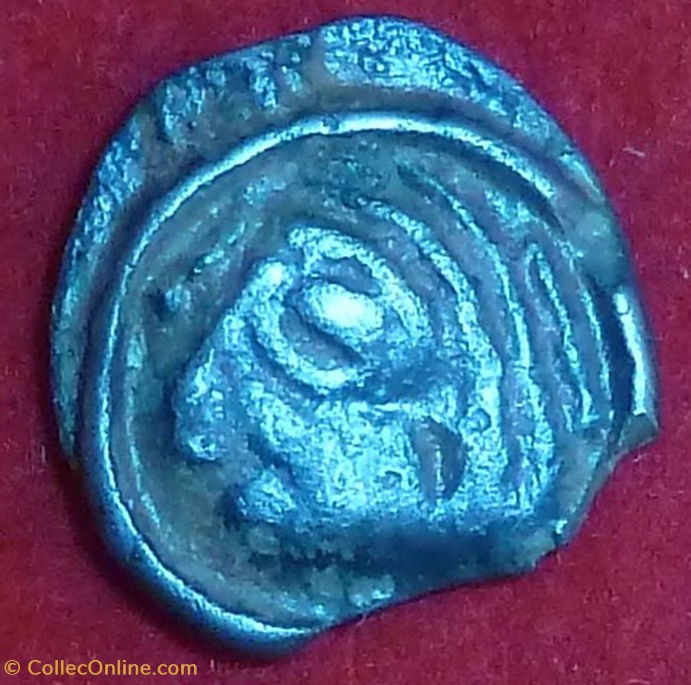 monnaies antiques celtes meldes potin au sanglier et au bucrane