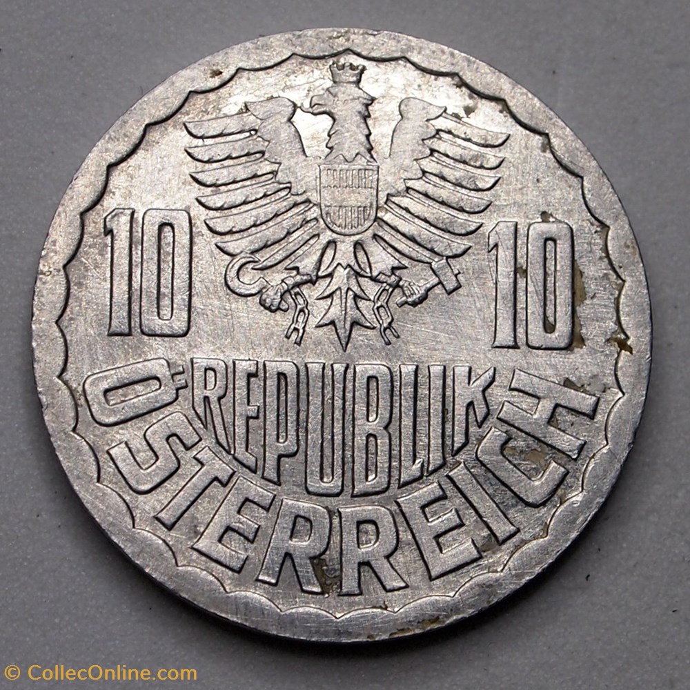 10 Groschen - 1986 monnaie monde autriche 10 groschen 1986