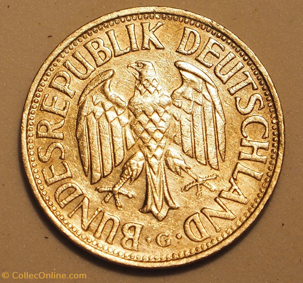 monnaies monde allemagne 1 mark 1970 g
