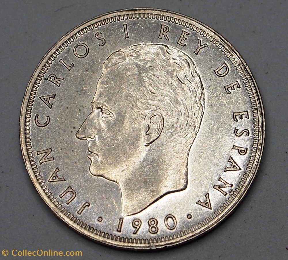 monnaies monde espagne 25 pesetas 1980