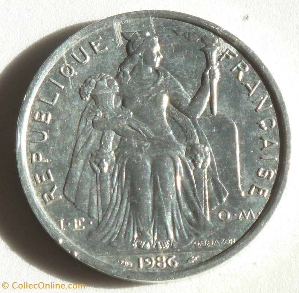 5 Francs - 1986 monnaies monde nouvelle caledonie 5 francs 1986