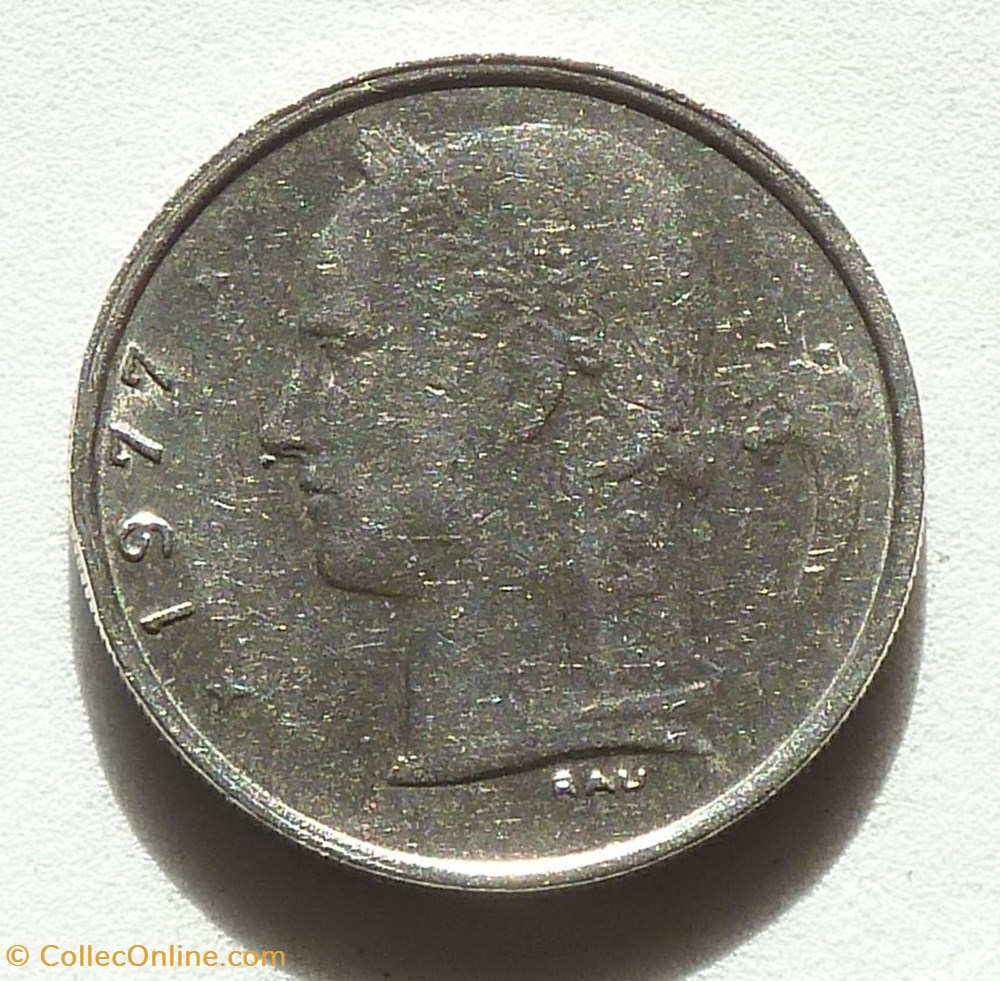 1 Franc - 1977 monnaies monde belgique 1 franc 1977