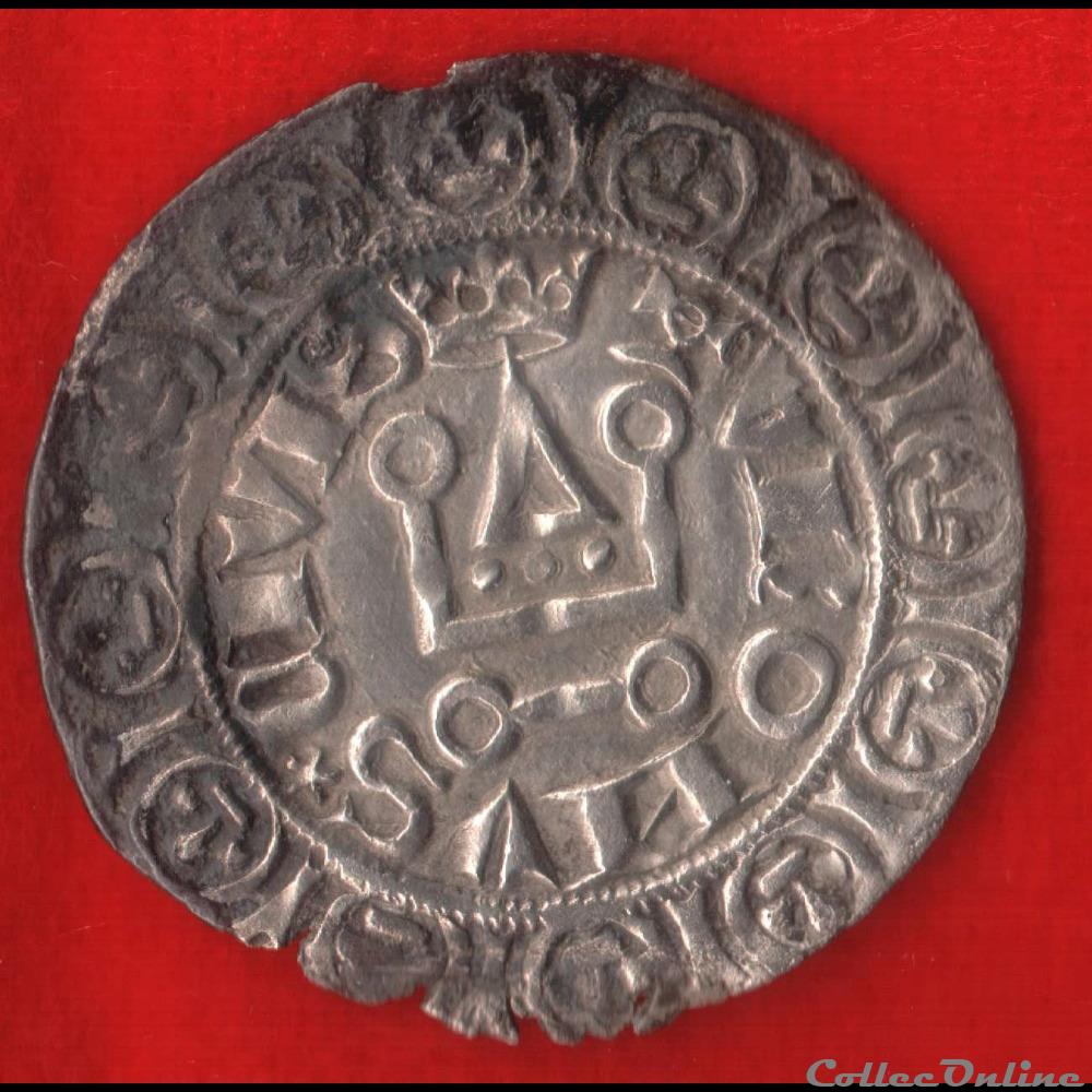 monnaies europe medievale a france royales gros tournois 1369