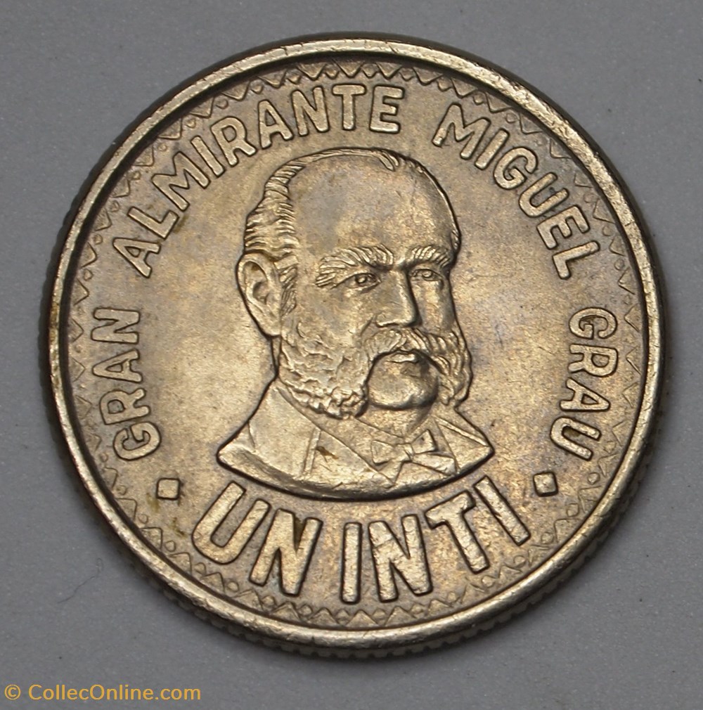 1 Inti - 1985 LIMA monnaies monde perou 1 inti 1985 lima