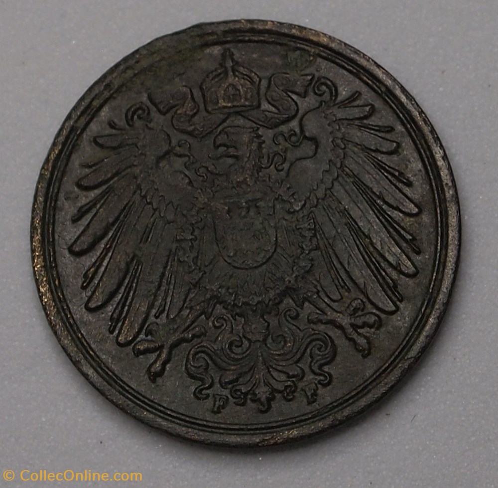 1 Pfennig - 1900 F monnaies monde allemagne 1 pfennig 1900 f