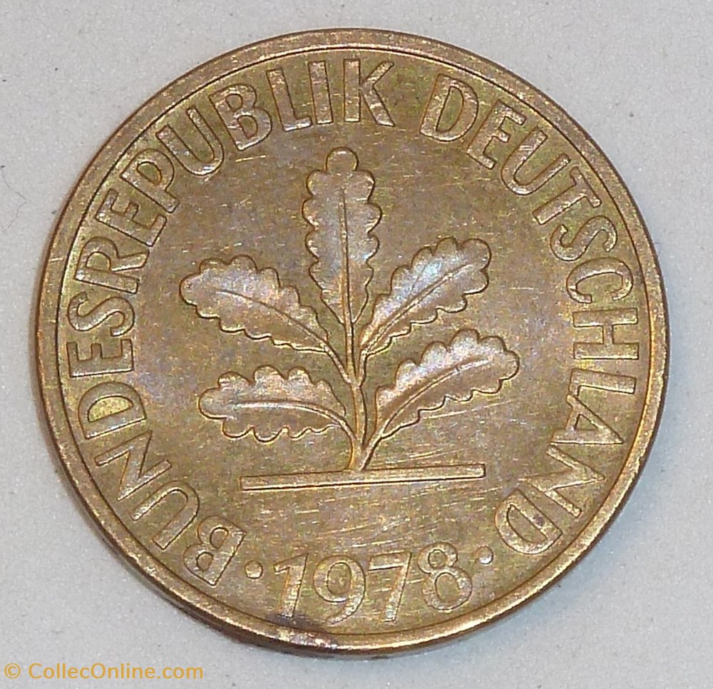 10 Pfennig - 1978 F monnaies monde allemagne 10 pfennig 1978 f