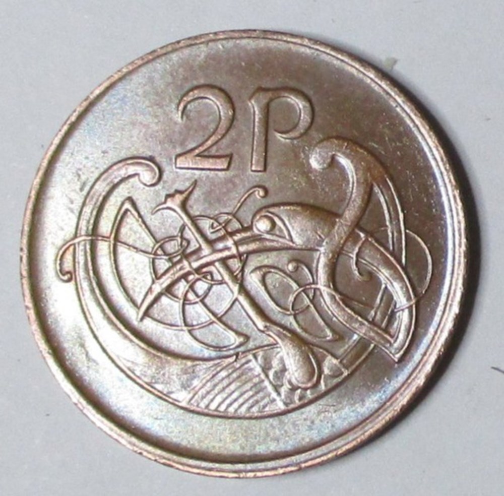 monnaies monde irlande 2 pence 1980