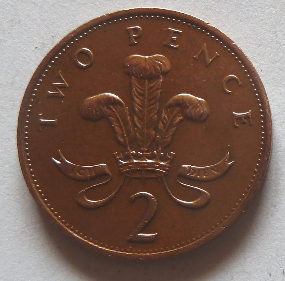 2 Pence - 1986 monnaies monde royaume uni 2 pence 1986
