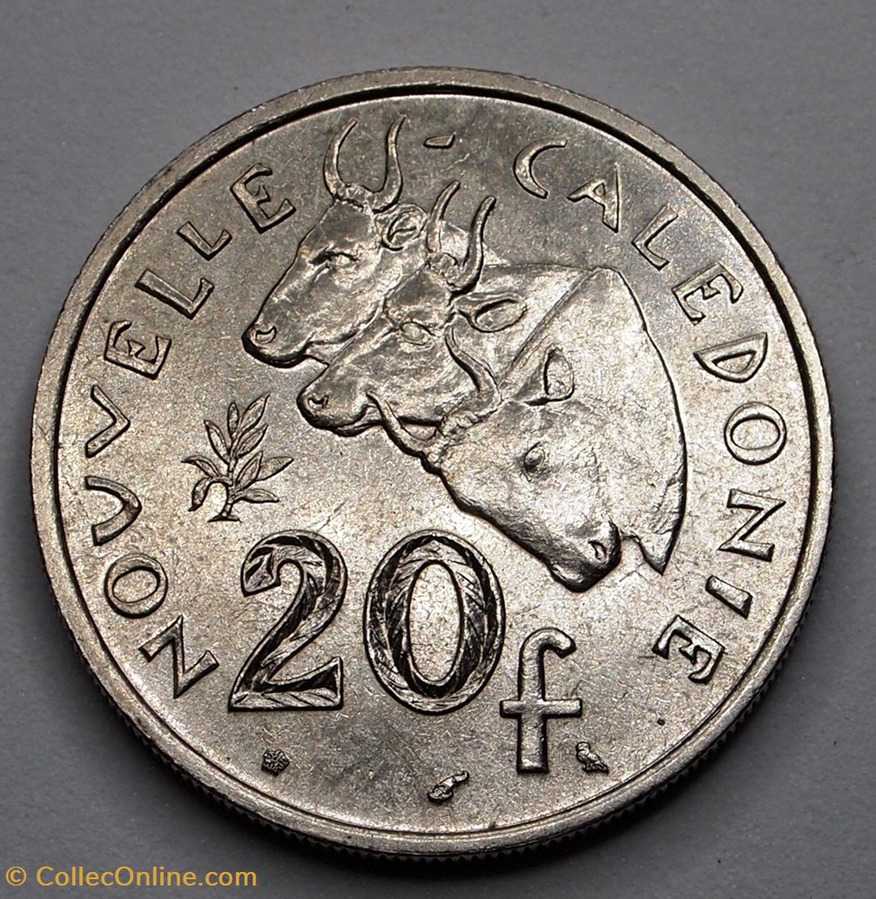 20 Francs - 1972 monnaie monde nouvelle caledonie 20 francs 1972