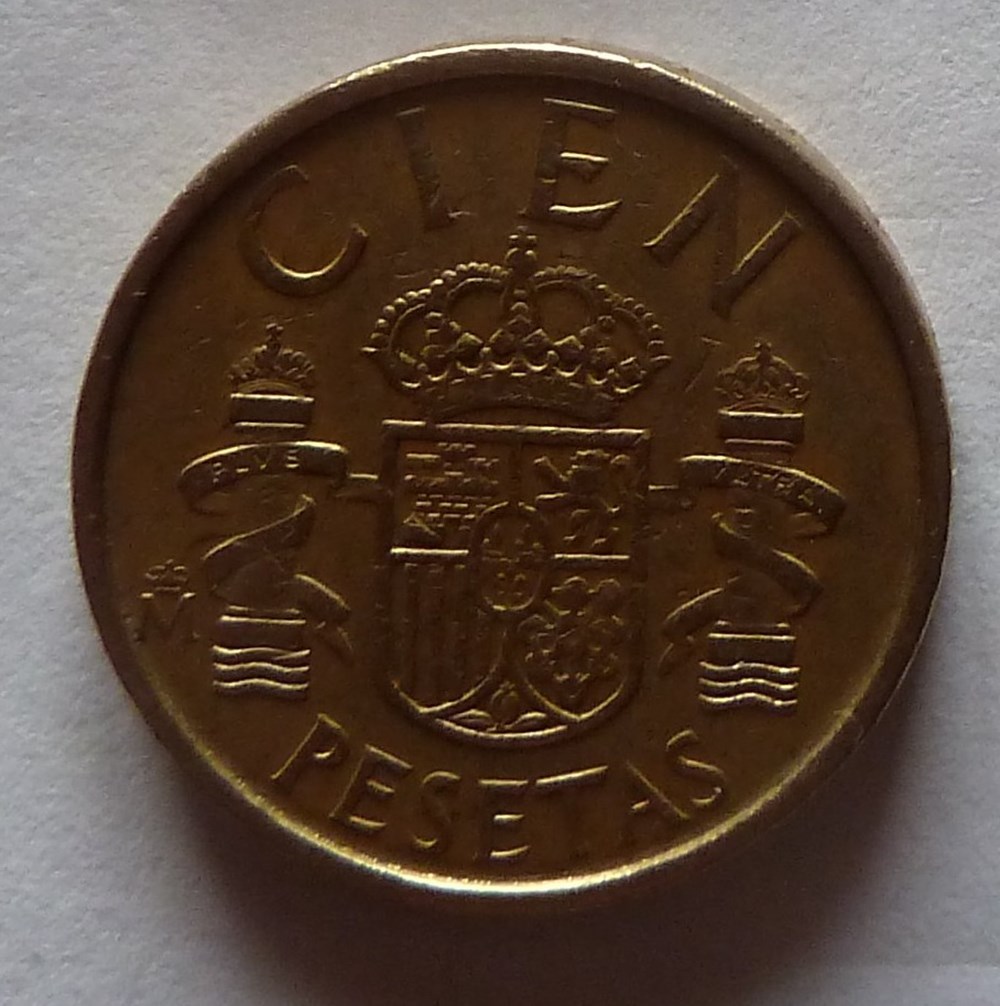 100 Pesetas - 1990 monnaies monde espagne 100 pesetas 1990