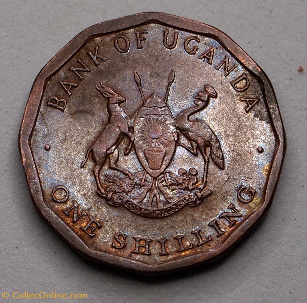 monnaie monde ougandum 1 shilling 1987