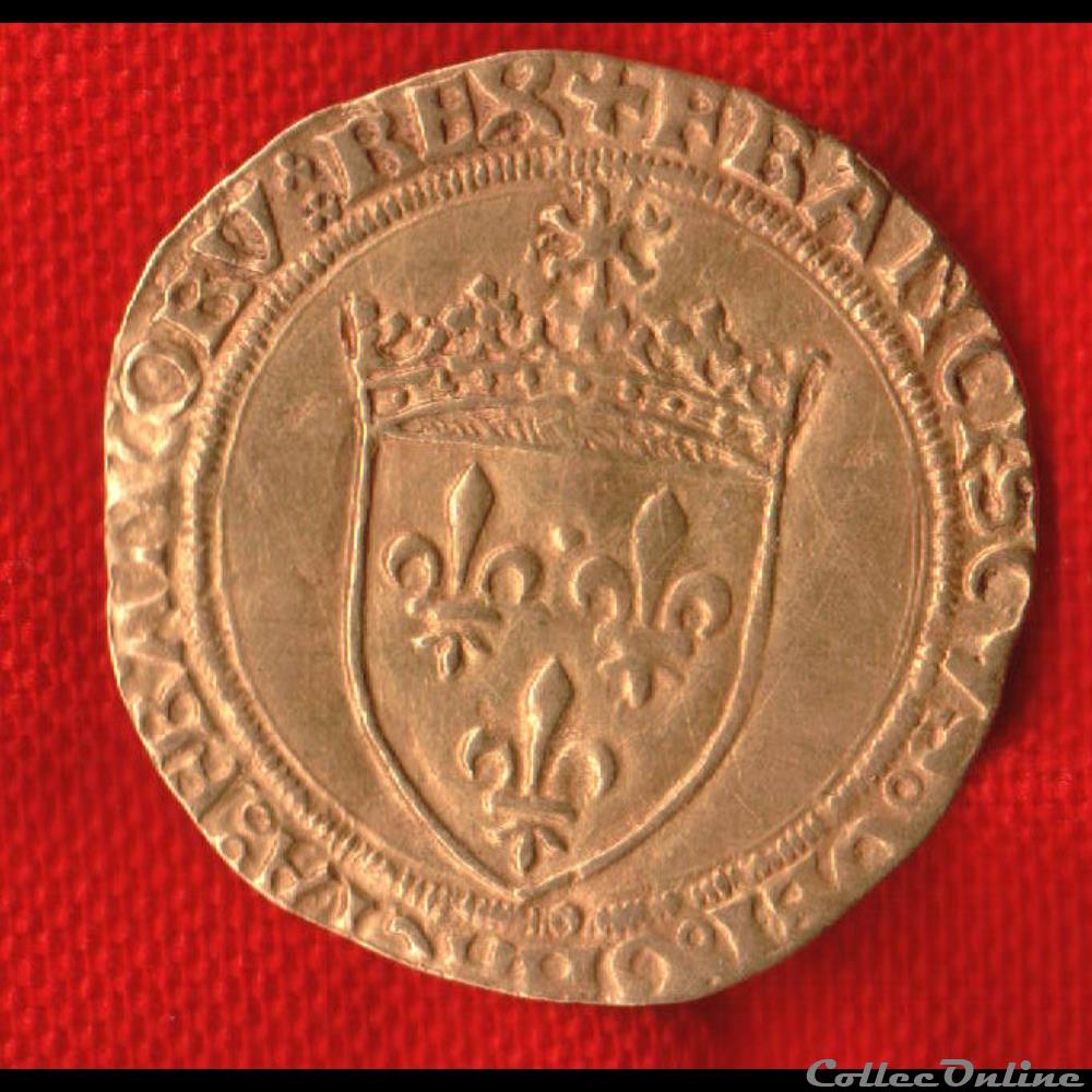 Ecu d'or - 1515 - Rouen monnaies europe medievale a france royales ecu or 1515 rouen