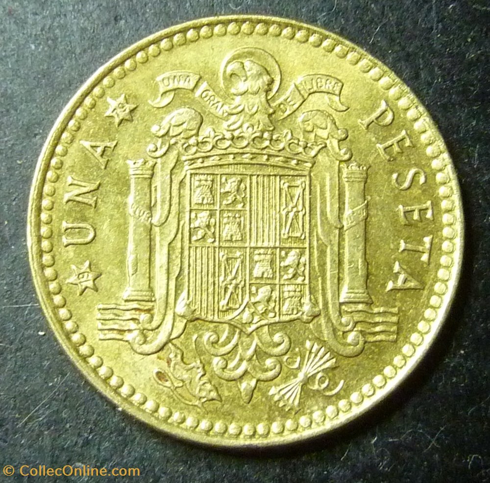 1 Peseta - 1979 monnaies monde espagne 1 peseta 1979
