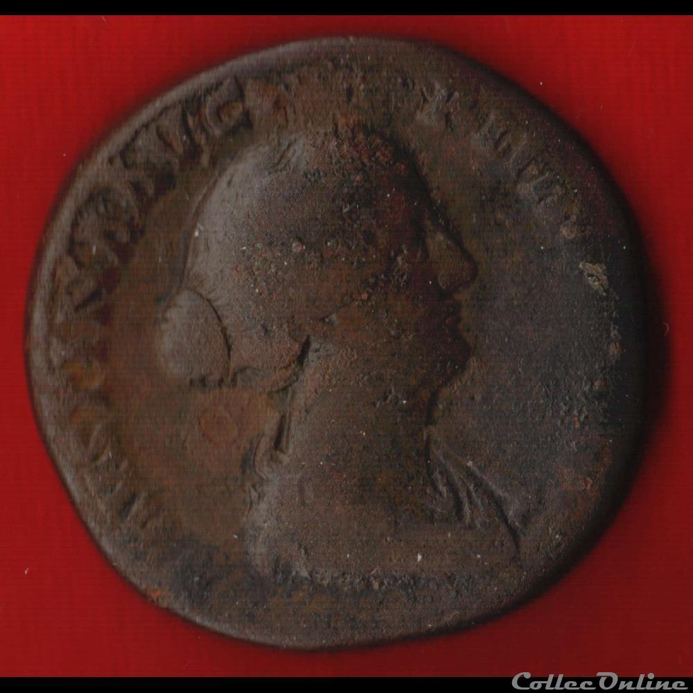 monnaies antiques romaines imperiales et republicaines faustine sesterce venus