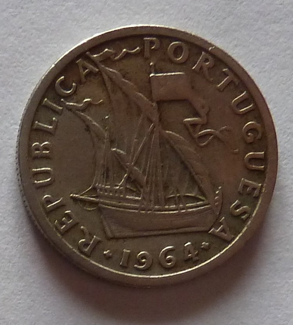 2 1/2 Escudos - 1964 monnaies monde portugal 2 1 2 escudos 1964
