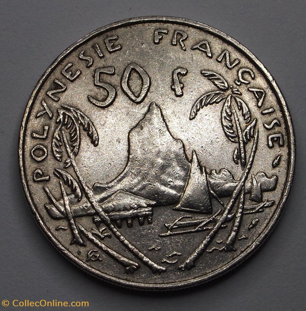 50 Francs - 1975 monnaie monde polynesie francaise 50 francs 1975