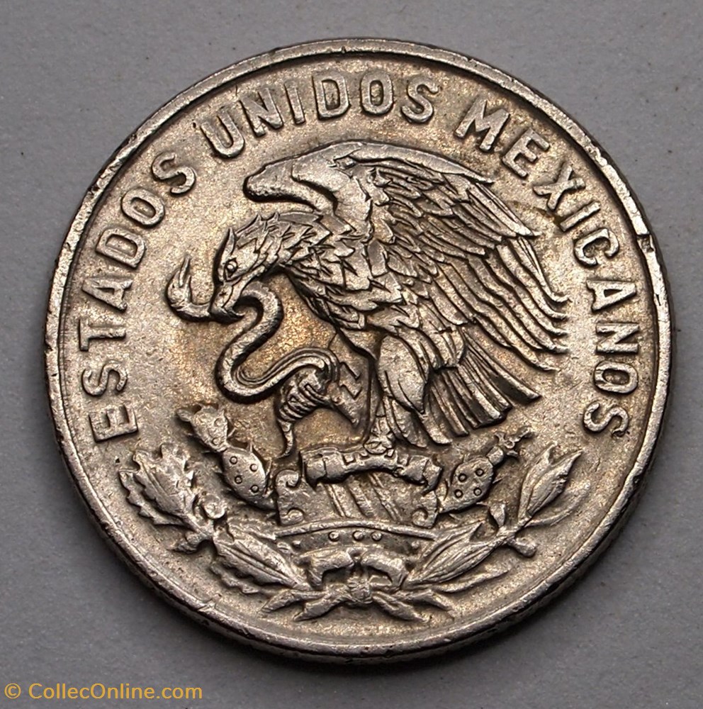 50 Centavos - 1968 Mo monnaie monde mexique 50 centavos 1968 mo