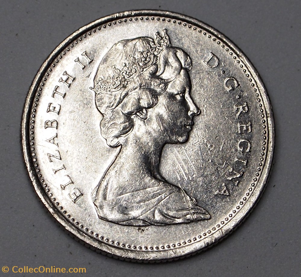 monnaies monde canada 25 cents 1972