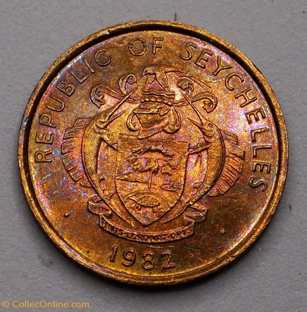 monnaies monde seychelles 1 cent 1982