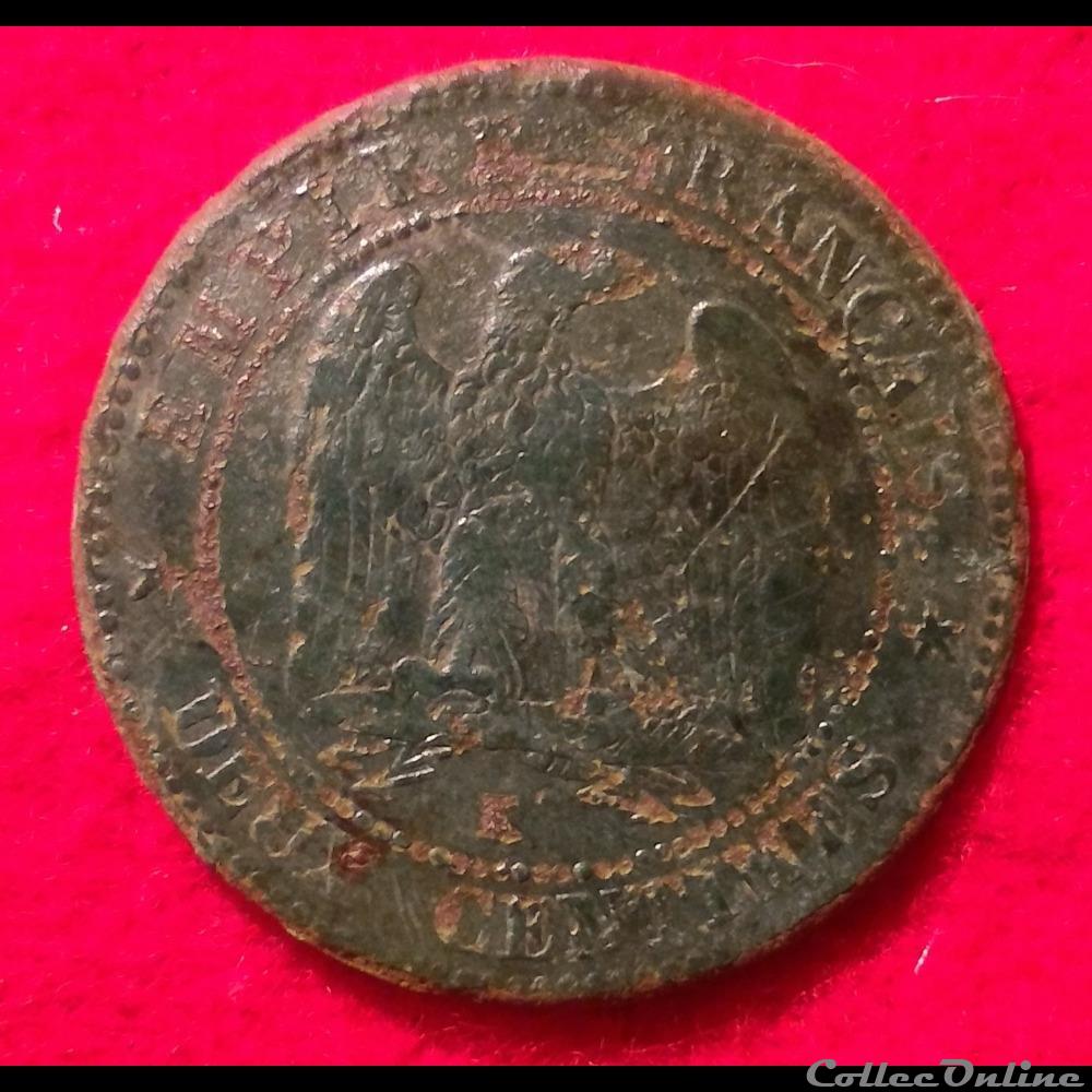 Napoléon III - 2 Centimes - 1861 - Bordeaux monnaies monde france napoleon iii 2 centimes 1861 bordeaux