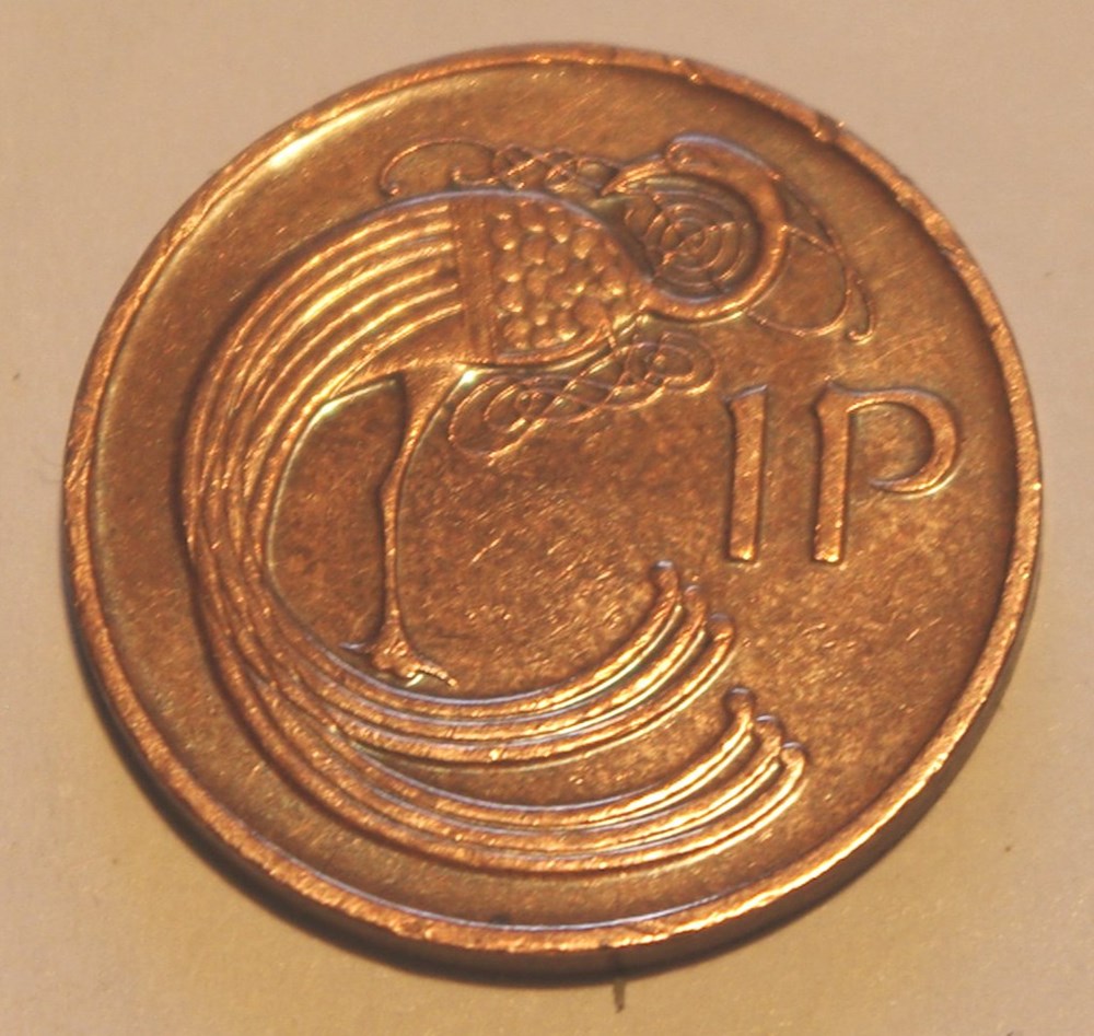 1 Penny - 1980 monnaies monde irlande 1 penny 1980