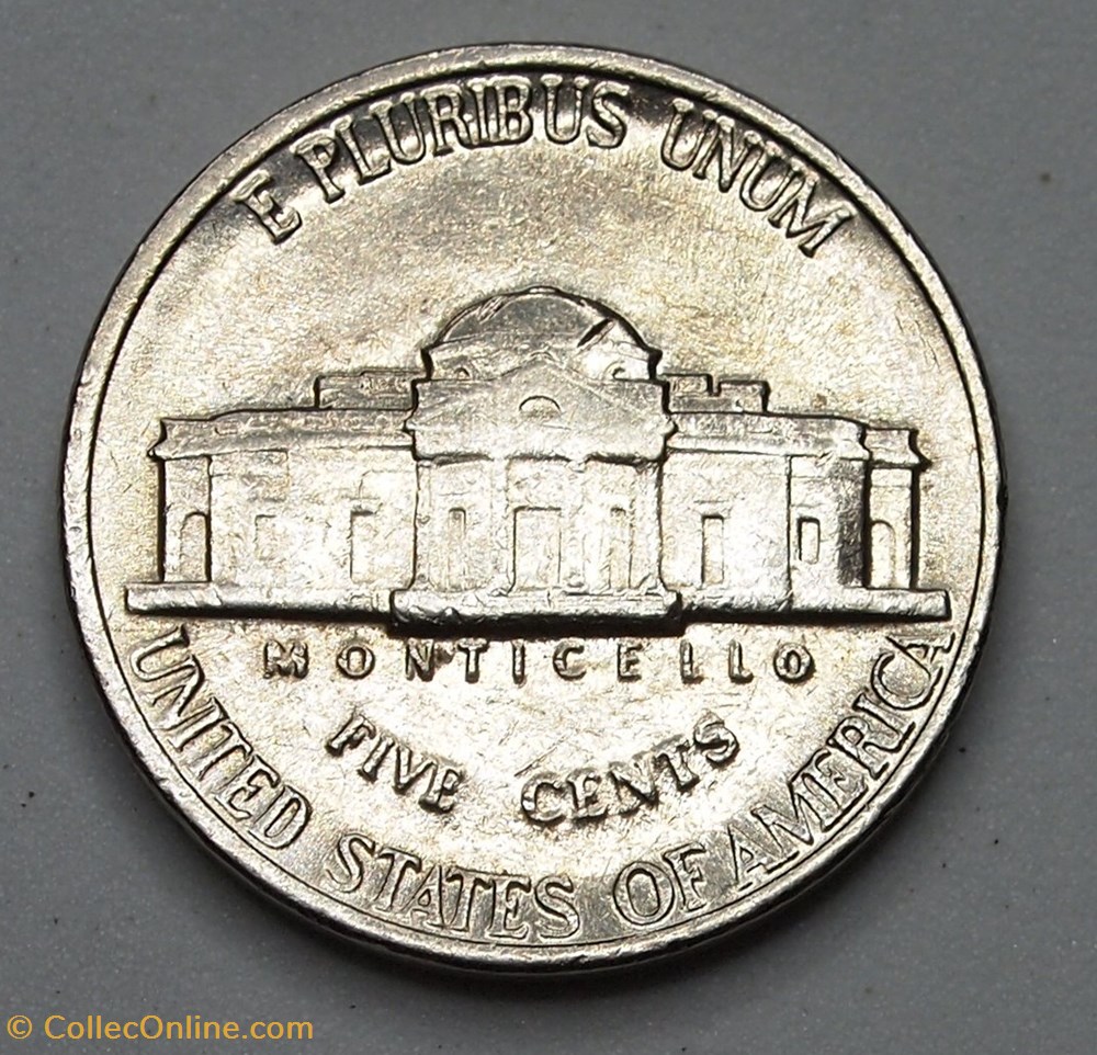5 cents - 1988 P monnaie monde etat uni 5 cents 1988 p