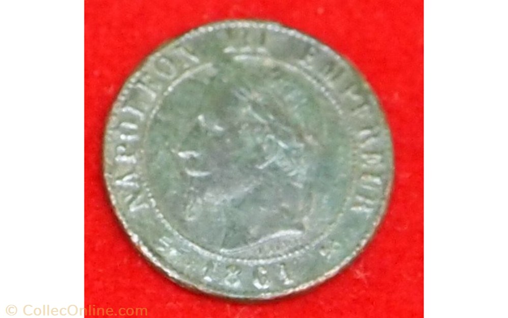 1 Centime - 1861 - Bordeaux monnaies monde france 1 centime 1861 bordeaux