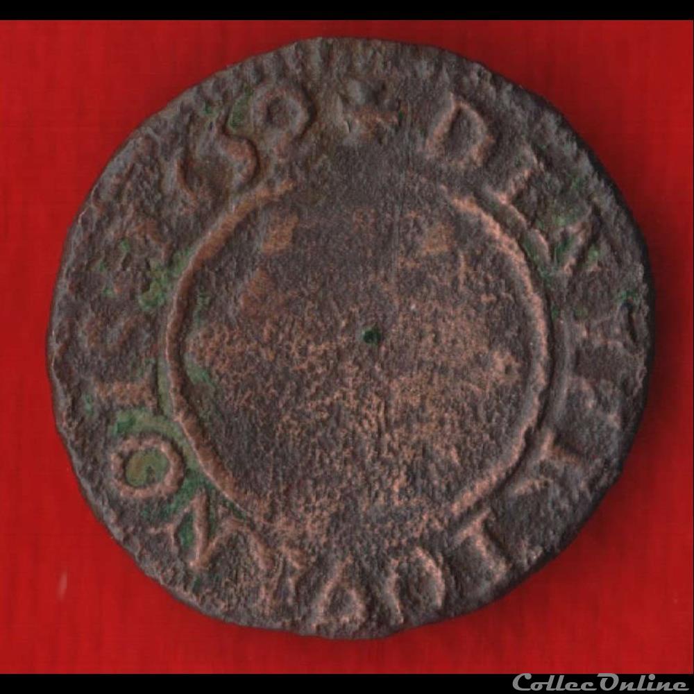 monnaies europe medievale france feodales principaute de dombes trevoux 1652 denier tournois