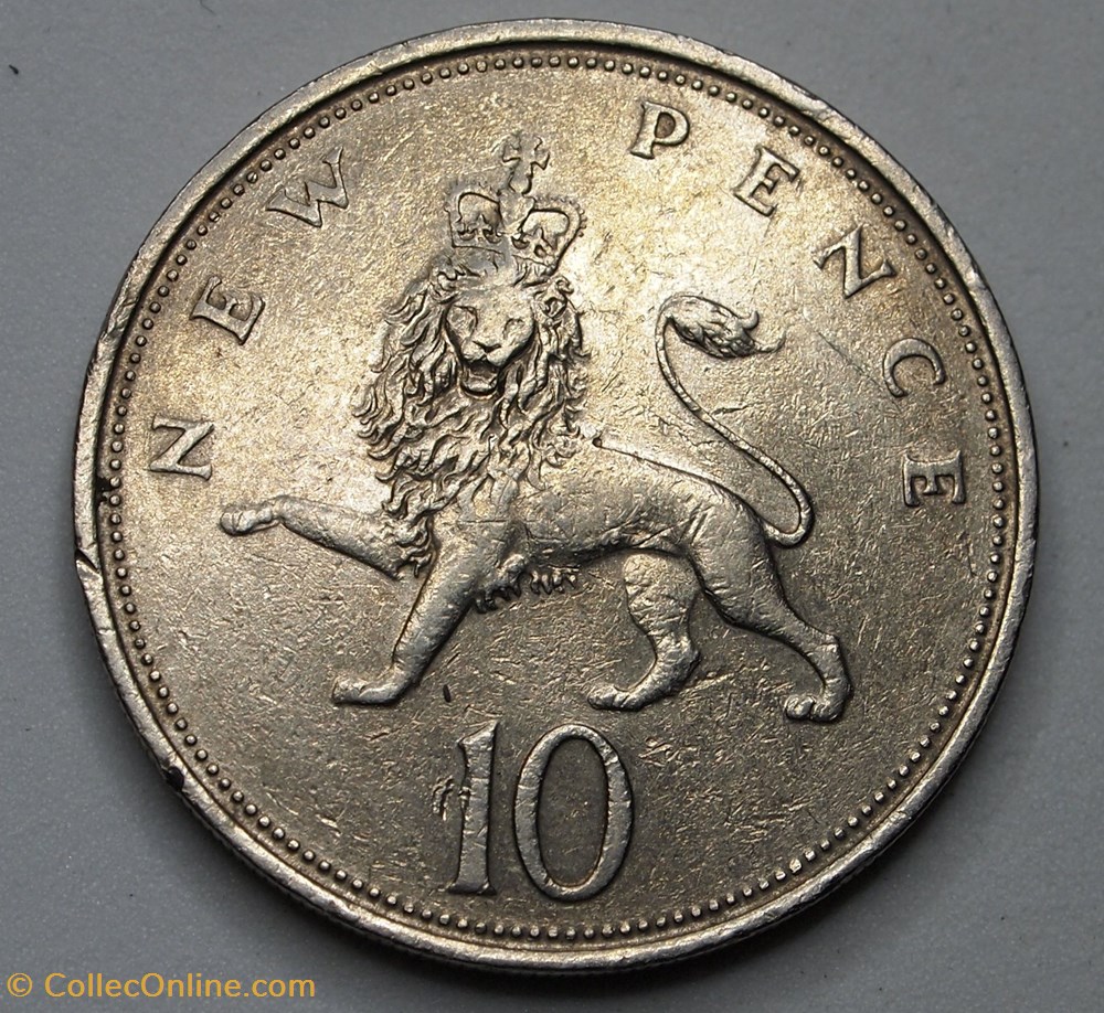 10 Pence - 1971 monnaies monde royaume uni 10 pence 1971