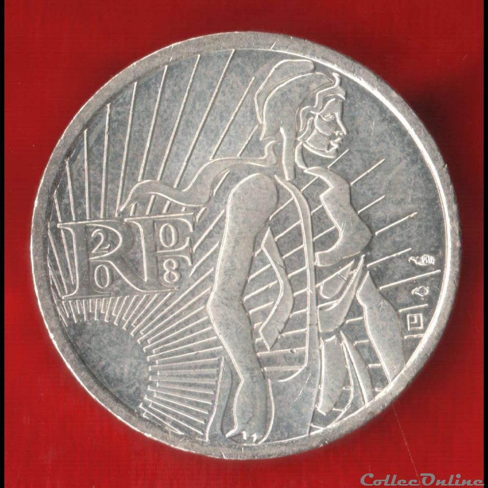 5 Euros - Marianne - 2008 monnaies france 5 euros marianne 2008