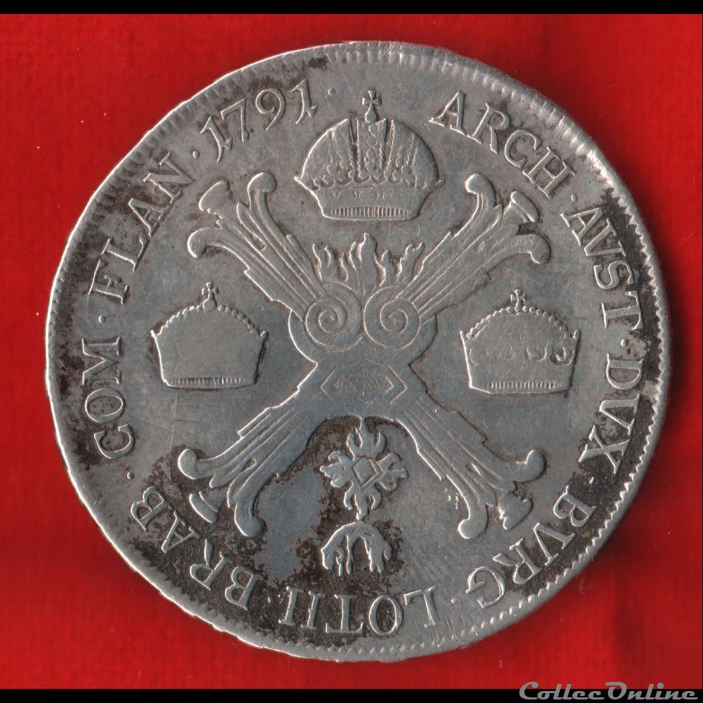 PAYS-BAS AUTRICHIENS - Demi kronenthaler monnaies monde pays bas autrichiens demi kronenthaler