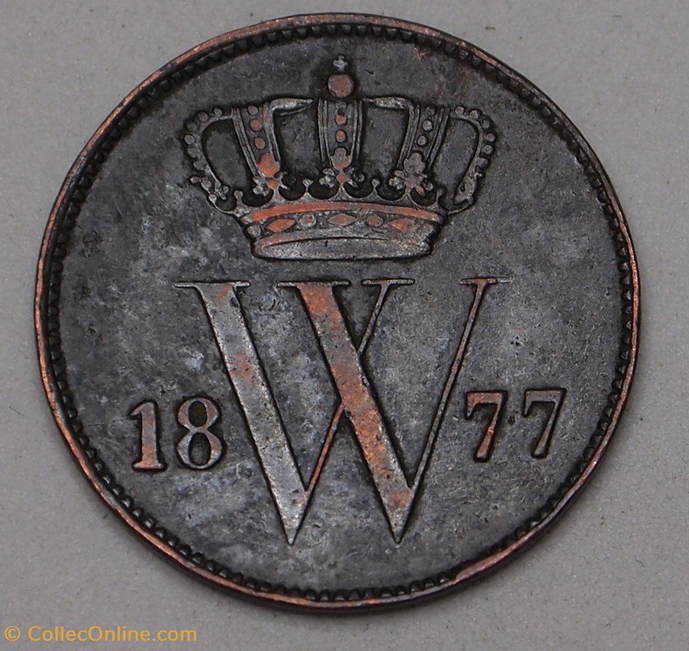 monnaies monde pays bas 1 cent 1877