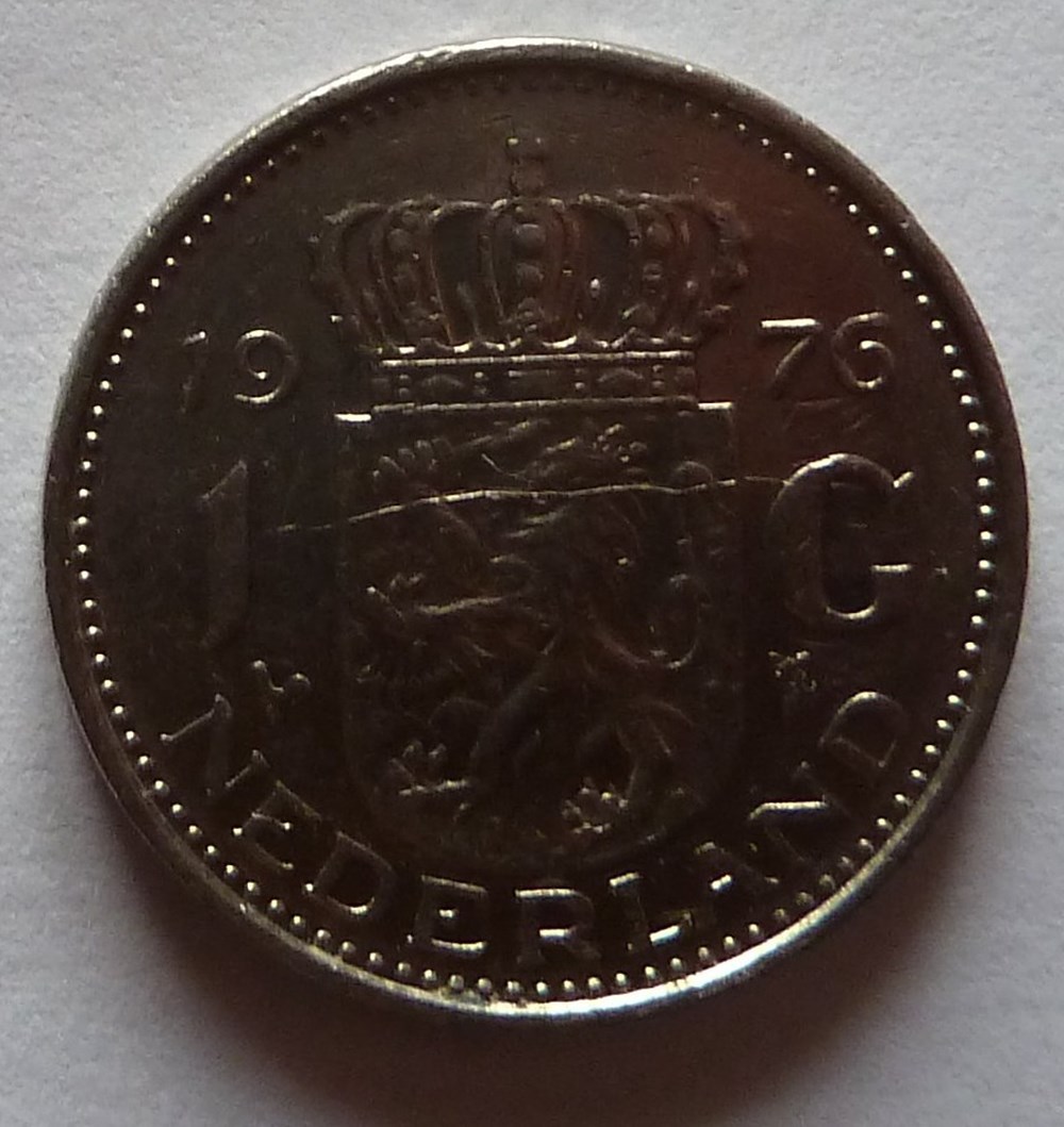 1 Gulden - 1976 monnaies monde pays bas 1 gulden 1976