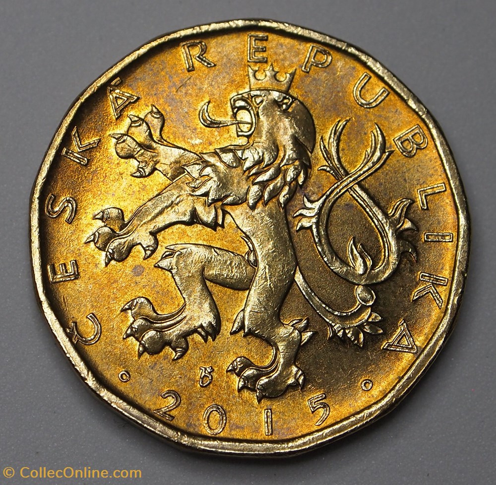 20 Korun - 2015 b monnaie monde republique tcheque 20 korun 2015 b