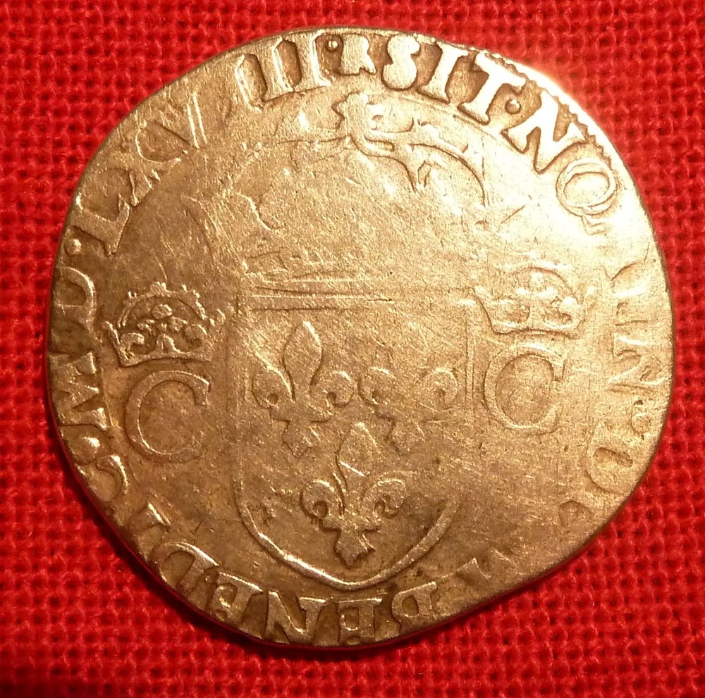 Teston - 1568 - Toulouse monnaies europe medievale a france royales teston 1568 toulouse