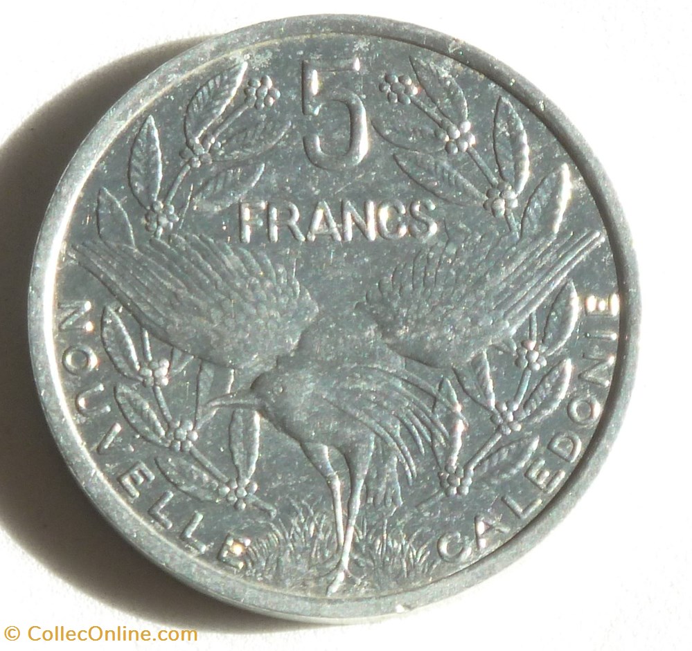 5 Francs - 1989 monnaies monde nouvelle caledonie 5 francs 1989